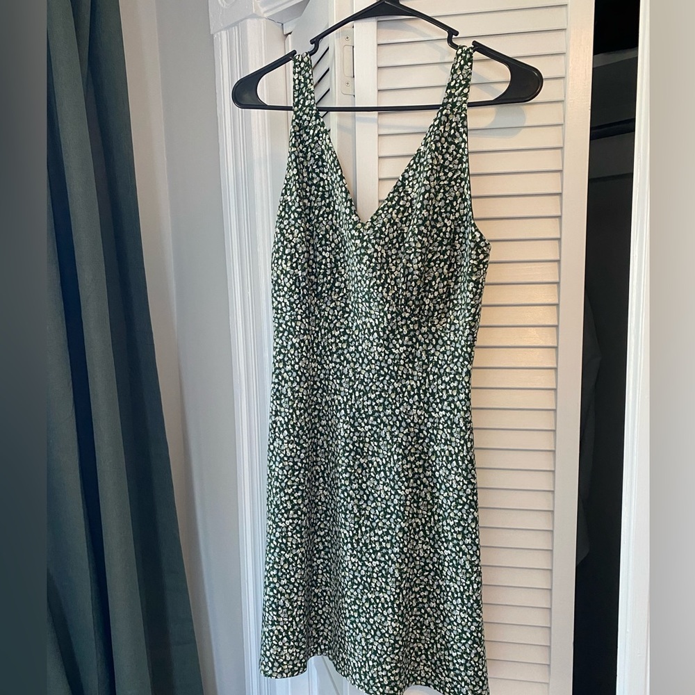 Abercrombie Green Floral Mini